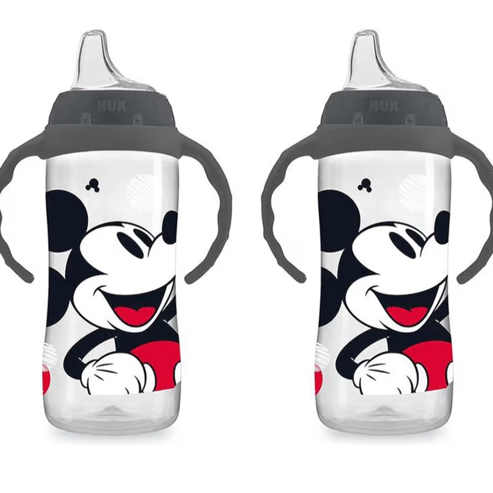Mickey Mouse Sippy Cup - Black and Red new 300 mls